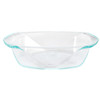 Soho Lounge Carnegie Hill 10 inch x 5.9 Inch x 2.6 Inch Tempered Glass Loaf Pan with Built-in Handl