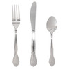 Gibson Everyday Fairmont 3 Piece Stainless Steel Flatware Set