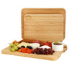 MegaChef 3 Piece Bamboo Cutting, Prep and Serving Boards