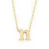 Golden Initial N Pendant