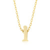Golden Initial I Pendant
