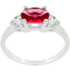 Oval Quartet Cubic Zirconia Ring