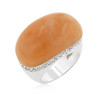 Carnelian Simulated Cocktail Ring
