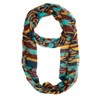 Mint Mara Cultural Infinity Scarf