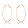 55mm Rose Gold Plated Classic Hoop Earrings