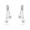 Pearl Diamond Dangles