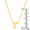 Golden Initial R Pendant