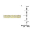 Teresa 0.5ct Jonquil CZ Stainless Steel Eternity Band