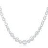 Graduated Cubic Zirconia Necklace