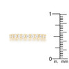 Goldtone Cubic Zirconia Eternity Band