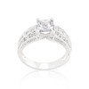 Cubic Zirconia Princess Cut Ring