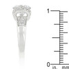 Tension Set Cubic Zirconia Engagement Ring