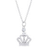 Tabitha 0.5 ct Crown Pendant