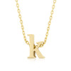 Golden Initial K Pendant