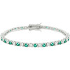 Evergreen Tennis Bracelet