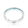 Stylish Stackables Aquamarine Crystal Ring