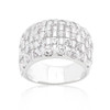 Channel Set Princess Cut Ring