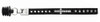 CaneMates Fashion Strap Jet/Crystal  (Each)