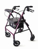 Rollator Alum - Flame Purple with Loop Brakes - PMI