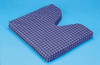 Coccyx Wheelchair Cushion Foam  Plaid  16  x 18  x 3