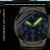 Color: WHITE - BINBONG Men Watches 2023 Top Brand Luxury Waterproof Date Clock Male Steel Strap Cas