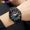Color: Coffee, Ships From: CHINA - SKMEI Waterproof Men Watch Countdown Stopwatch Led Light Electro