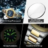 POEDAGAR Luxury Square Watch for Woman Waterproof Luminous Date Ladies Watch Stainless Steel Quartz