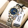 Color: Ivory - POEDAGAR Luxury Ladies Dress Watch Luminous Waterproof Week Date Woman Wristwatch St