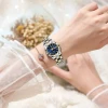 Color: Gold - POEDAGAR Luxury Ladies Dress Watch Luminous Waterproof Week Date Woman Wristwatch Sta