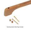 14" Traditional Solid Teak Towel Bar