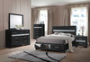 Beige And Black Upholstered Wooltwo Drawer Bed