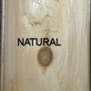 Natural Unfinished Low Post Cedar Log Queen Bed