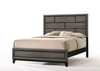 Gray Solid Wood Bed Frame