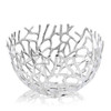 Round Silver Twigs Centerpiece Bowl