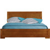 Oak Solid and Manufactured Wood Queen Bed Frame