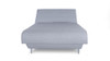 Light Gray Full Adjustable Upholstered Polyester No Bed Frame with Mattress
