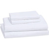 Twin 3-Piece Egyptian 100-Percent Cotton 1000 Thread Count Sheet Set - White
