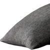 Set of Two Onyx Linen Pillowcases