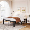 Full size Heavy Duty Metal Bed Frame Platform with Round Edge Legs