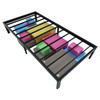 Twin XL College Dorm Heavy Duty Black Metal Platform Bed Frame