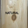 Natural Cedar Log Twin Headboard