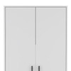 Two Piece White Bedroom Set
