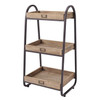 Industrial Freestanding 3-Tier Bathroom Storage Shelving Unit