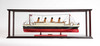39" Dark Brown Glass Standard Display Stand