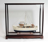 40" Dark Brown Solid Wood Frame Display Stand