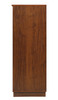 24" Brown Standard Display Stand With Three Drawers