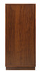 24" Brown Standard Display Stand With Three Drawers