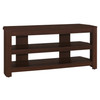 42" Dark Brown Open shelving TV Stand