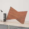 50" Brown Solid Wood Enclosed Storage Distressed TV Stand