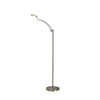 54" Nickel Adjustable LED Task Floor Lamp